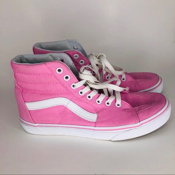 pink vans size 9
